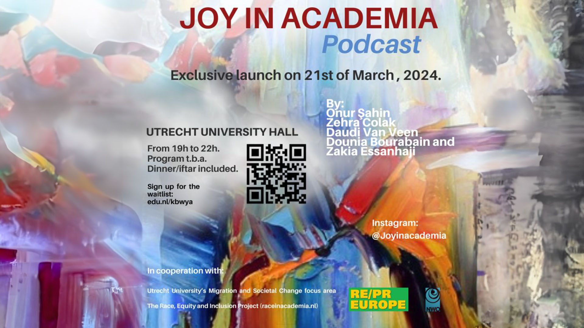 21 MRT 2024 – Interview voor de podcastserie Joy in Academia